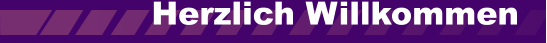 Herzlich Willkommen